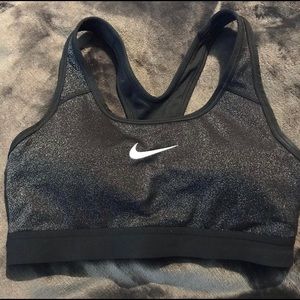 shimmer nike sports bra